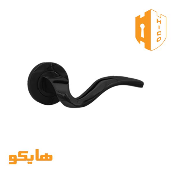 دستگیره دوتکه داخلی 19991 آلومینیوم هایکو مشکی