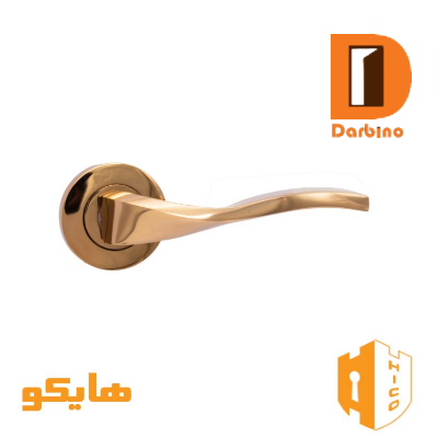 دستگیره دوتکه داخلی 16994 آلومینیوم هایکو طلایی